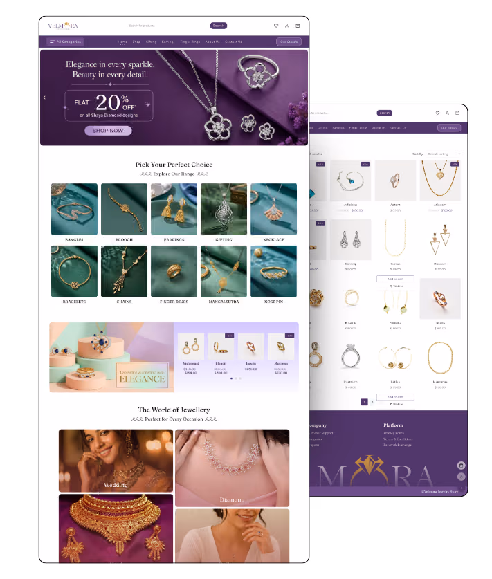 Jewelry Website Template