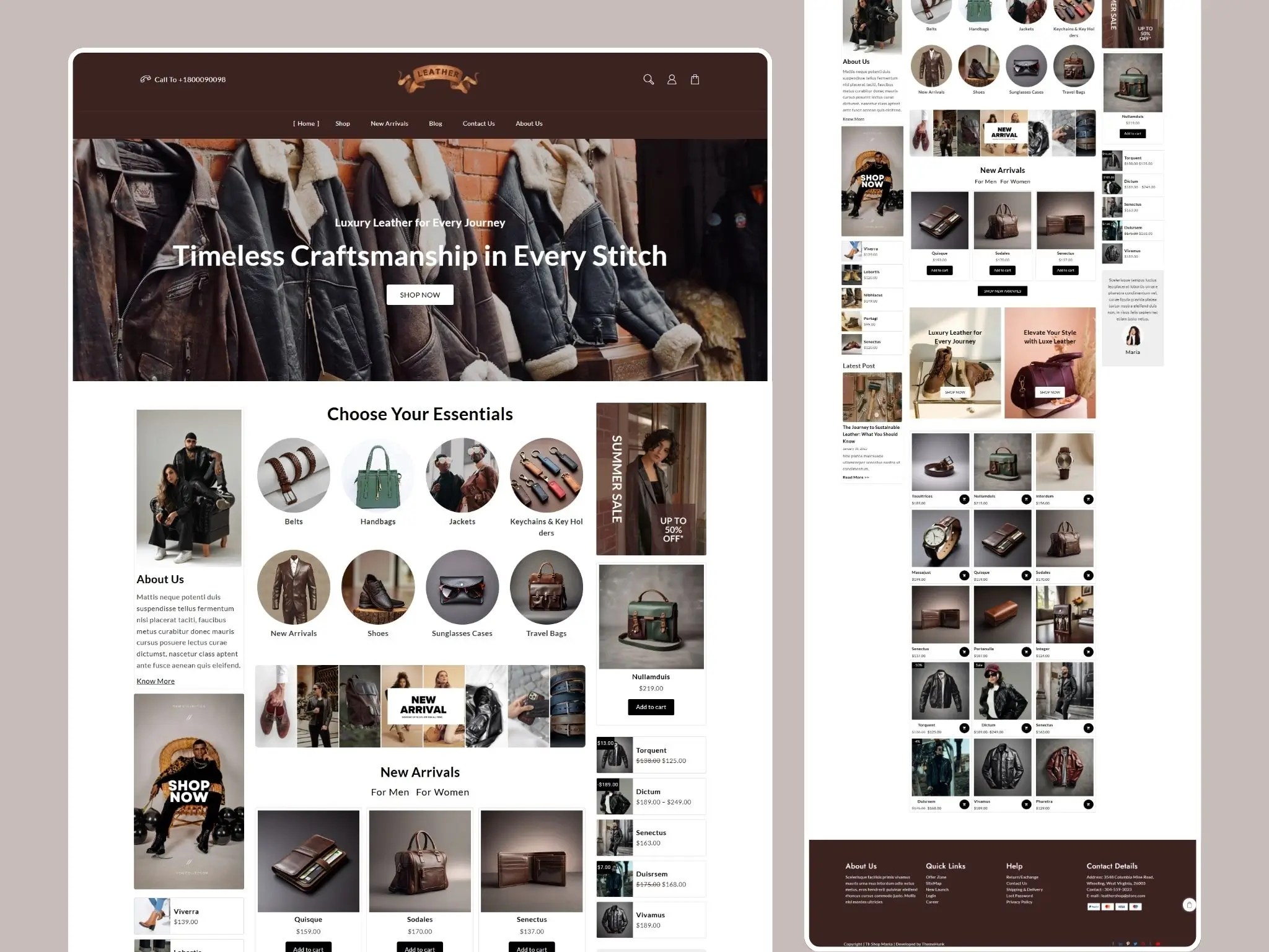 Leather & Handmade Goods
