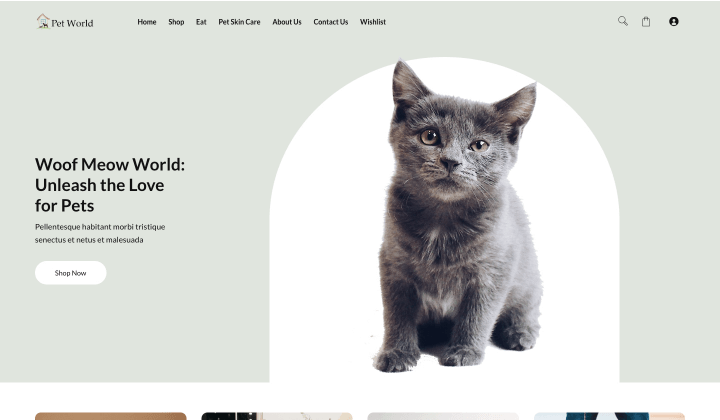 Vayu Pet website