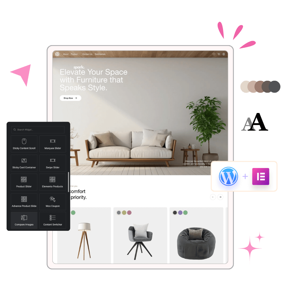 25+ custom Elementor addons for advanced WooCommerce product displays